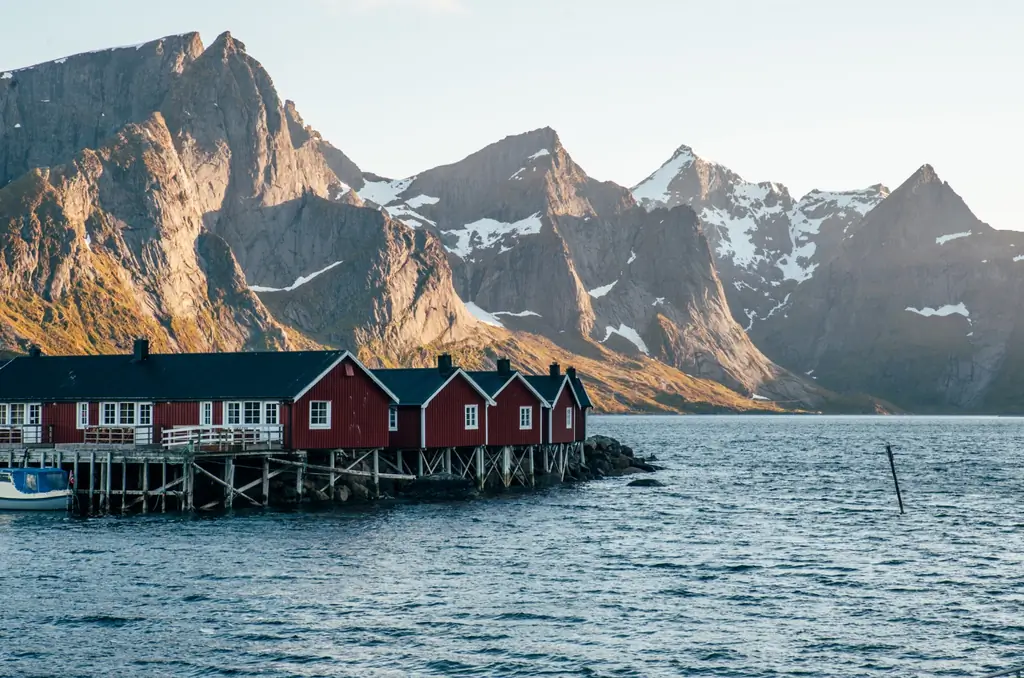 Hamnøy, одна из самых знаменитых рыбацких деревень Лофотенских островов