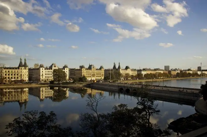 Дания, Копенгаген, мост Dronning Louises Bro с юга