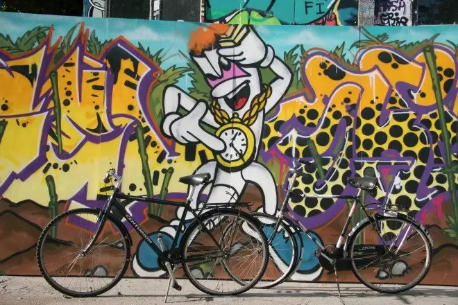 Дания, Копенгаген, Кристиания, фреска, граффити, живопись, искусство, хиппи, альтернатива