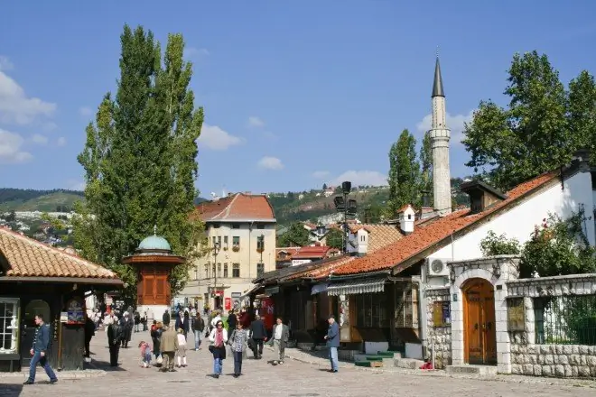 Босния, Сараево. Bascarsija