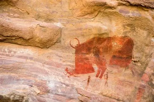 Наскальные рисунки Бхимбетки