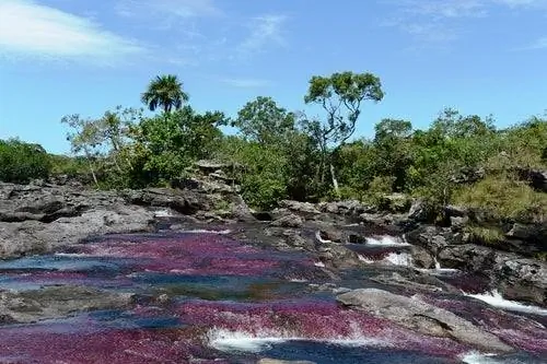 Воды в Каньо-Кристалес Воды в Каньо-Кристалес