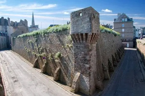 Крепость в Сен-Мало в Бретани