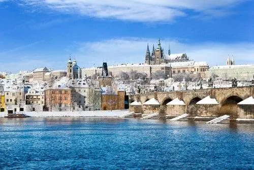 Прага зимой