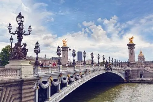 Мост Александра III в Париже.