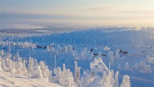 Пейзаж шведской Лапландии