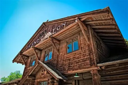 Железнодорожная станция в Гранд-Каньоне