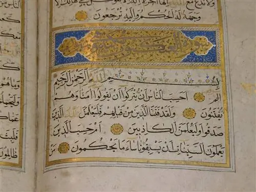 Фрагмент священной книги