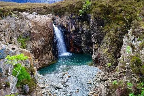 Водопад в сказочных бассейнах
