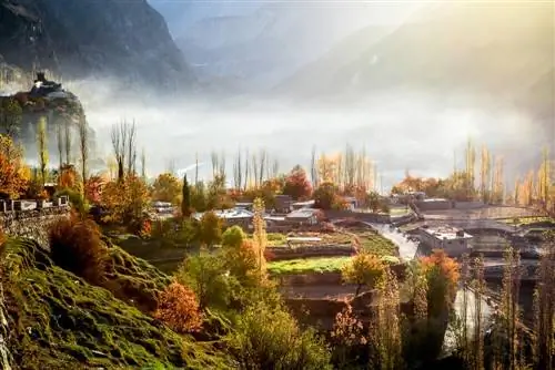 Дома в долине Хунза