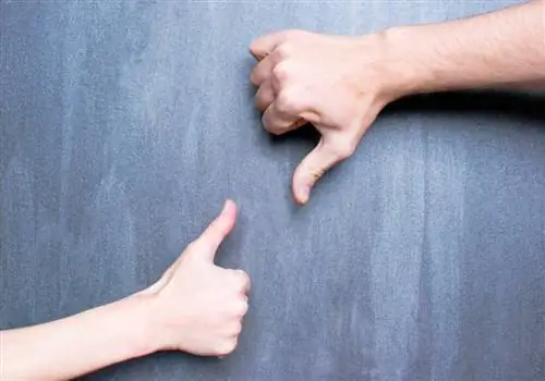 Признаки языка тела с помощью пальцев