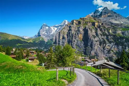 Вид на Мюррен