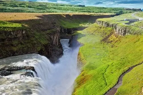 Водопад Гюдльфосс в Исландии