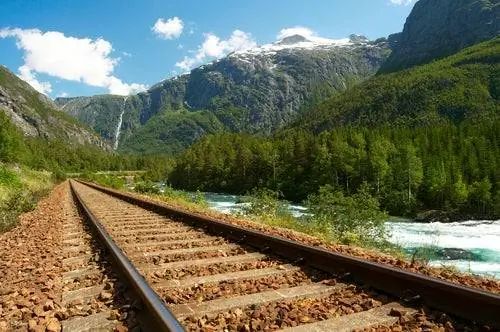 Железнодорожные пути в Норвегии