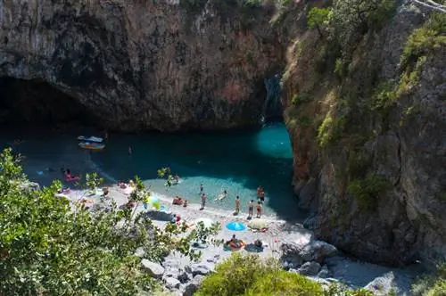 Открытка с аркой Магно в Калабрии