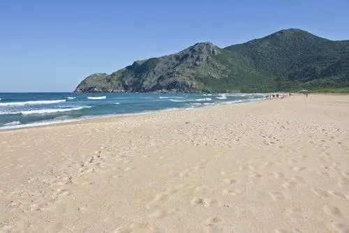 Пляж во Флоранополисе в Бразилии