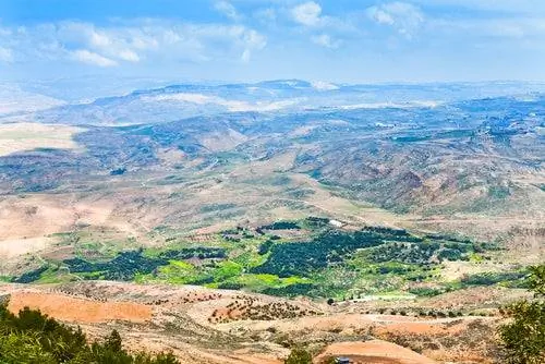 Вид с горы Нево в Иордании