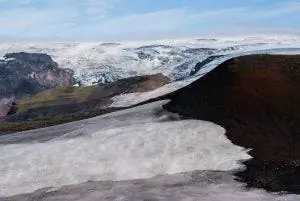 Ледник Мирсдальёкюдль в Исландии.