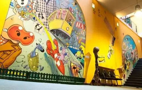 Комический маршрут Брюсселя в Бельгии, искусство на улицах