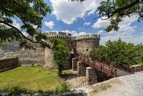 Белградская крепость в Сербии.