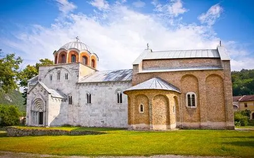 Монастырь Студеница в Сербии.