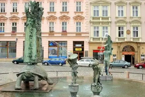 Фонтан Арион в Оломоуце