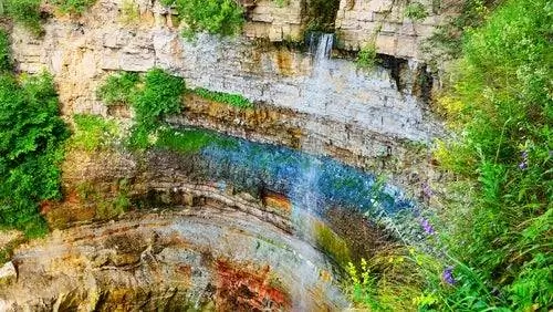 Водопад Валасте в Эстонии.