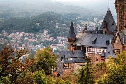 Вернигероде, город-открытка в Германии. Вернигероде, город-открытка в Германии.