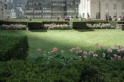 Рокфеллер на крыше в Нью-Йорке