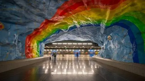 Станция метро в Стокгольме