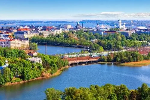 Вид на Хельсинки