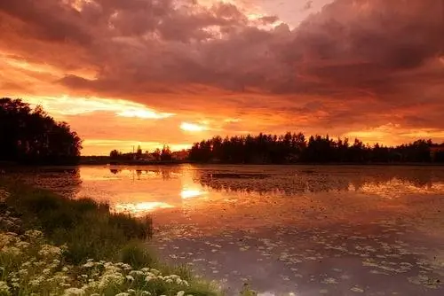 Полуночное солнце в Финляндии