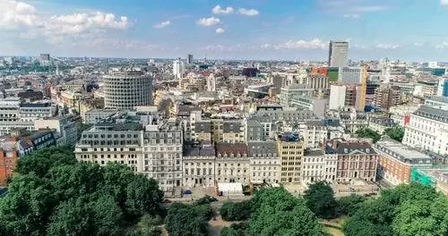 вид на Лондон с воздуха