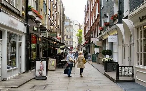 St Christopher's Place для альтернативного визита в Лондон