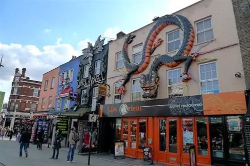 Рестораны города Камден-Таун