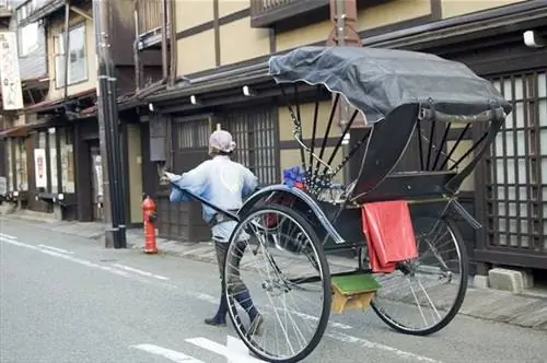 Джинрикиша в Японии