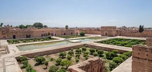 BAdi Palace, одна из достопримечательностей Марракеша