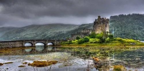 Замок Эйлин Донан в Шотландии