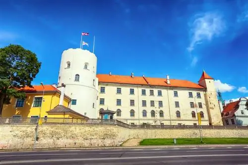 Рижский замок, столица Латвии.