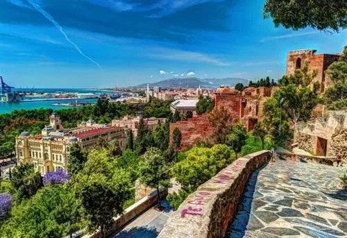 Смотровая площадка Хибральфаро в Малаге