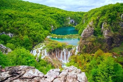 Плитвицкие озера в Хорватии.