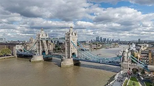 Вид на лондонский Тауэрский мост