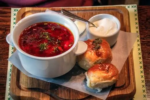 Борщ, украинское блюдо