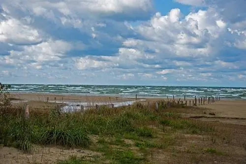 Озеро Гурон, одно из крупнейших озер