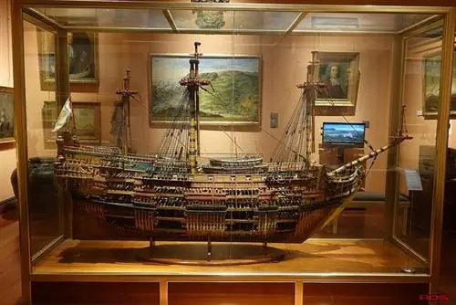 Модель в Военно-морском музее Мадрида.