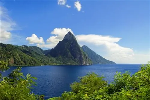 Сент-Люсия в Карибском море Сент-Люсия в Карибском море
