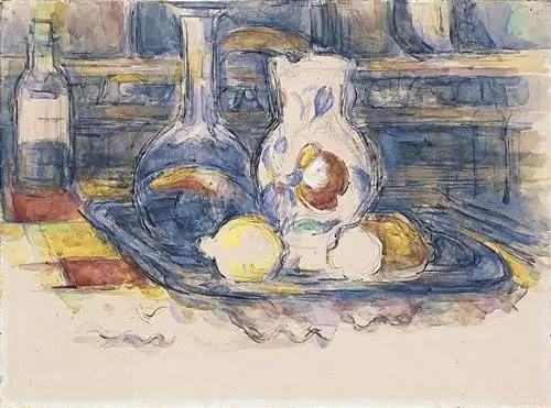 Бутылка, графин, кувшин и лимоны - Поль Сезанн Бутылка, графин, кувшин и лимоны - Поль Сезанн