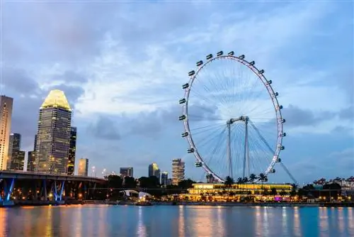 Singapore Flyer, мы садимся на сингапурское колесо обозрения