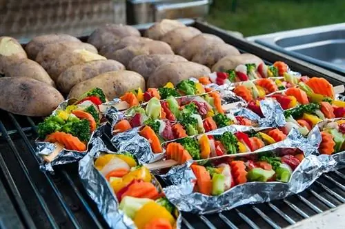 Овощной шашлык