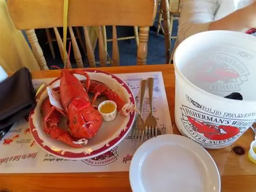 Лобстер с острова Принца Эдуарда